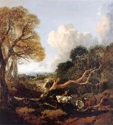 Thomas Gainsborough The Fallen Tree oil on canvas